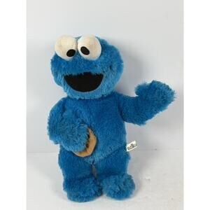 Used Sesame Street Cookie Monster Plush Blue Soft Toy 13 Inches Tall